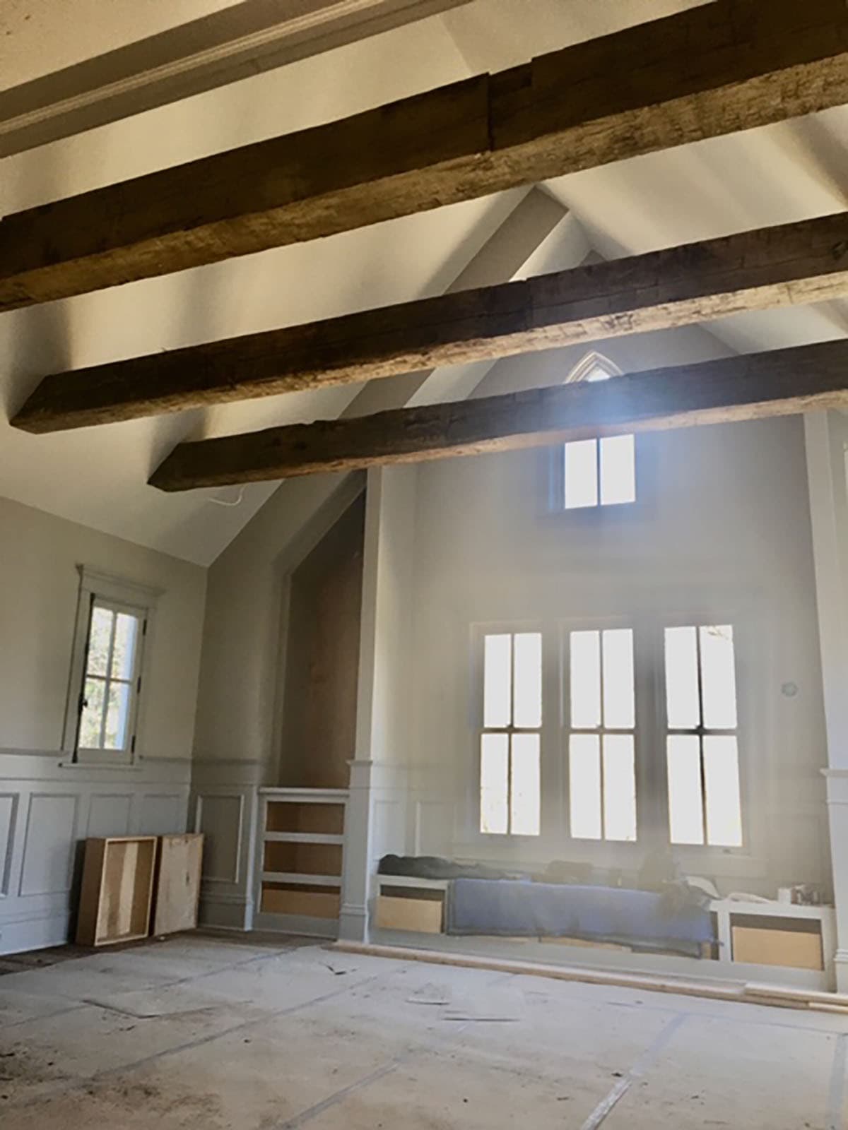 Beams in old places get new faces