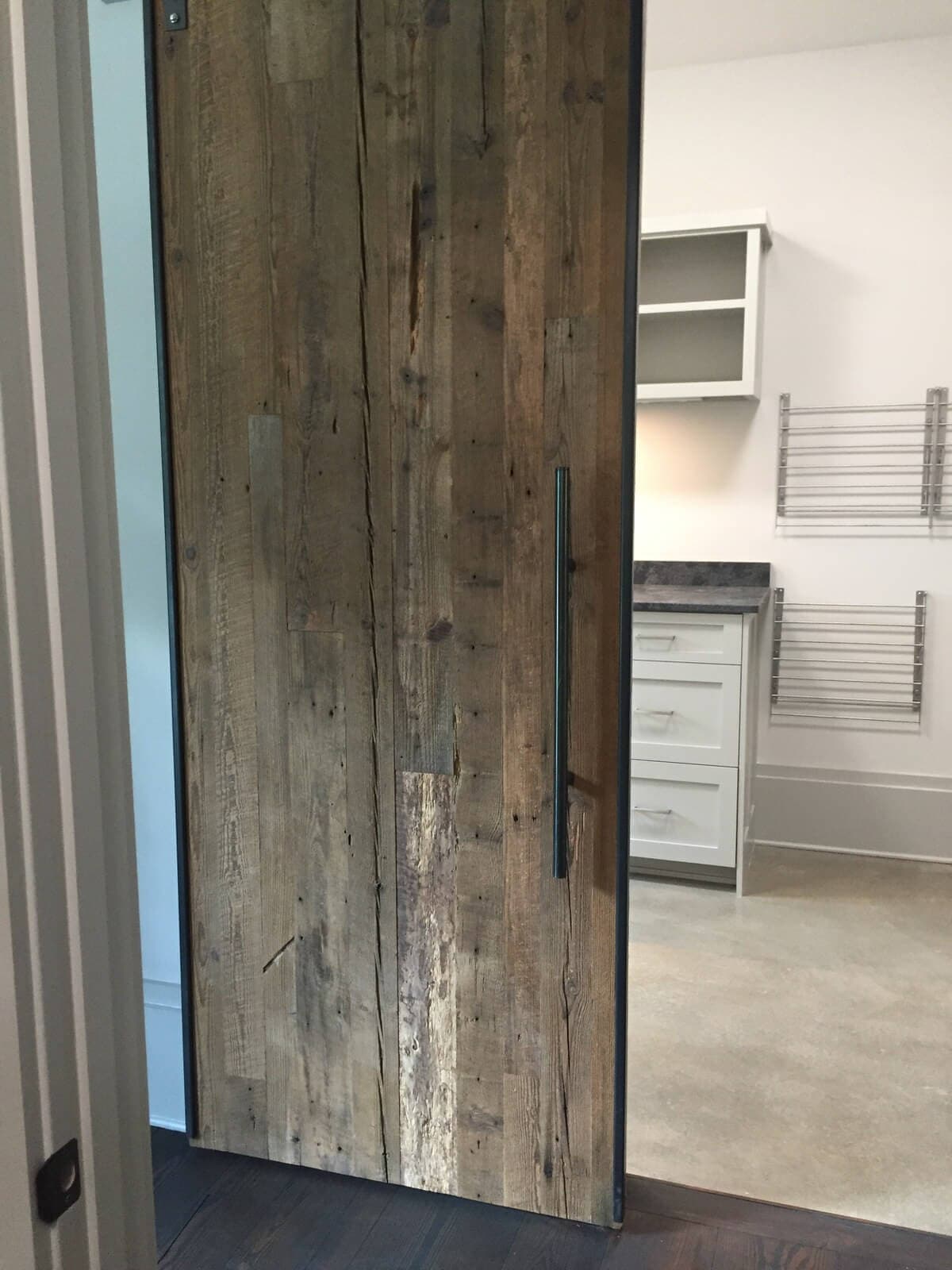 Original surface hardwood door