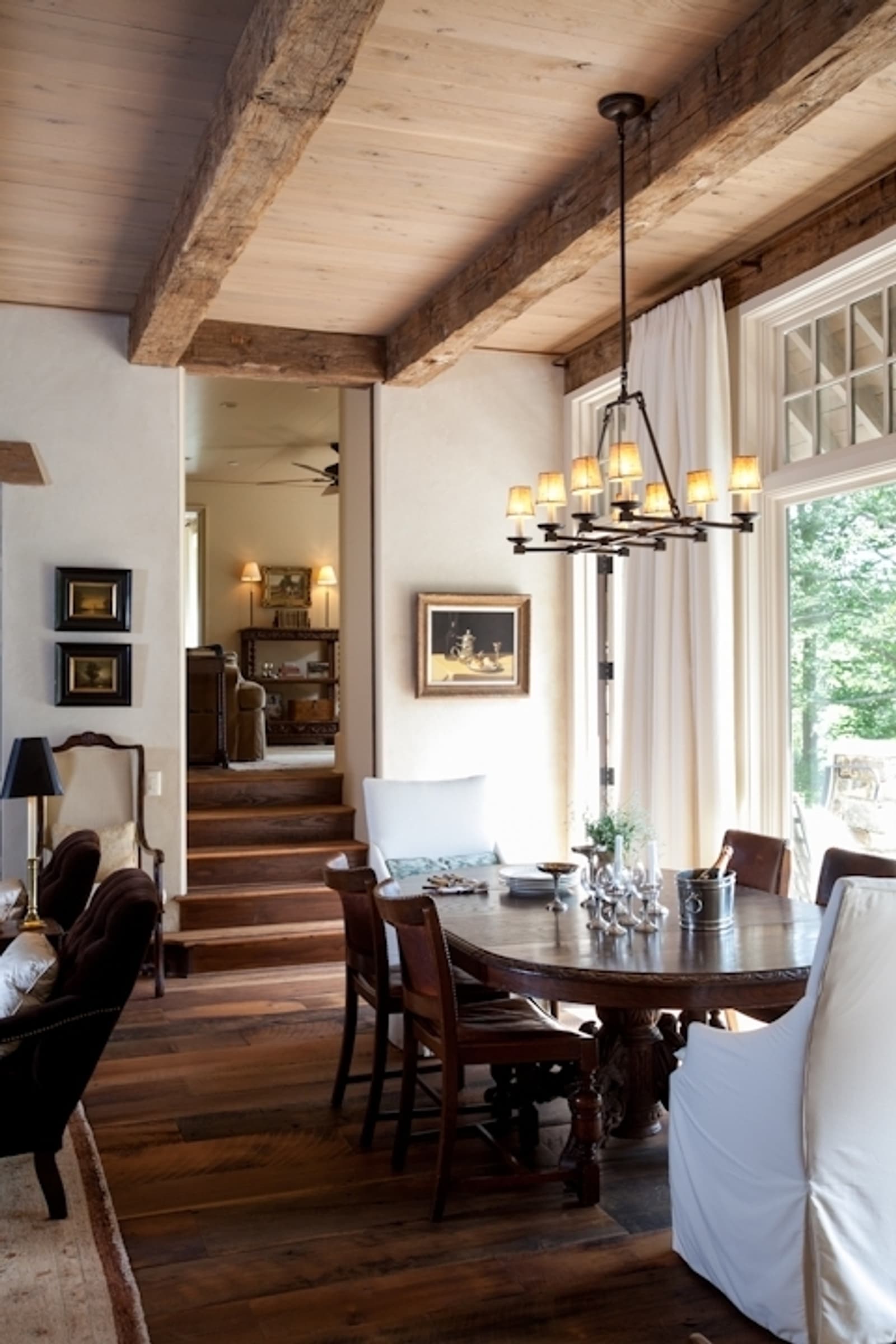 Box Beams and Wood Beam Wraps | Whole Log Reclaimed NC