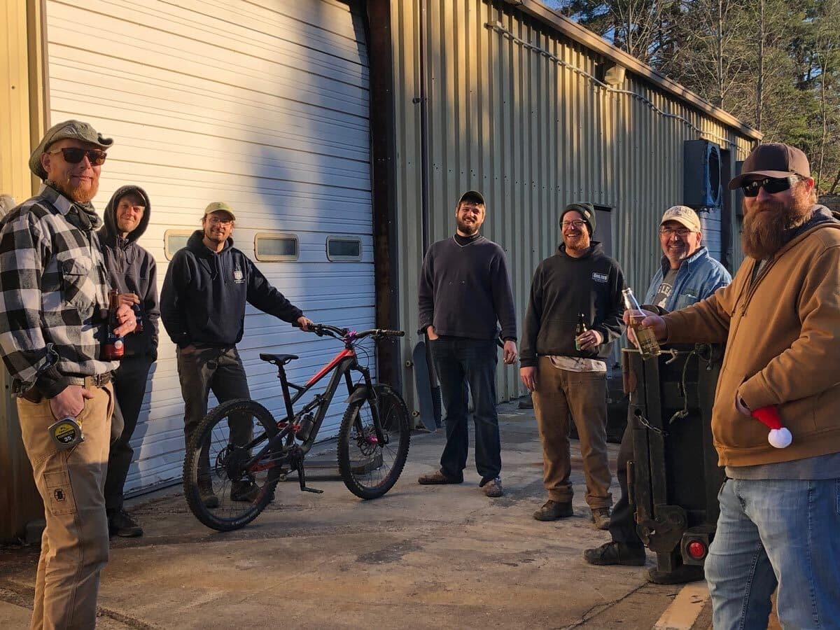 Whole Log Reclaimed crew photo.