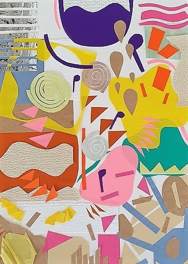 Paula Year 12 Matisse cut out interpretation