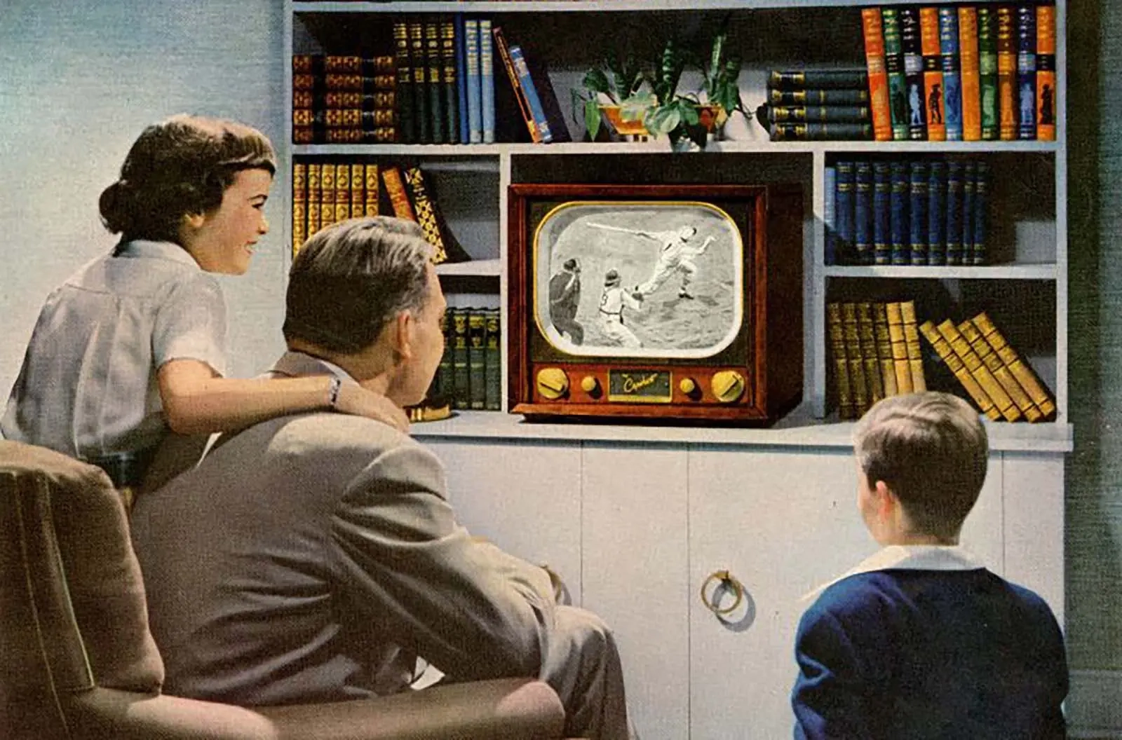 TV set ads from the 1950s