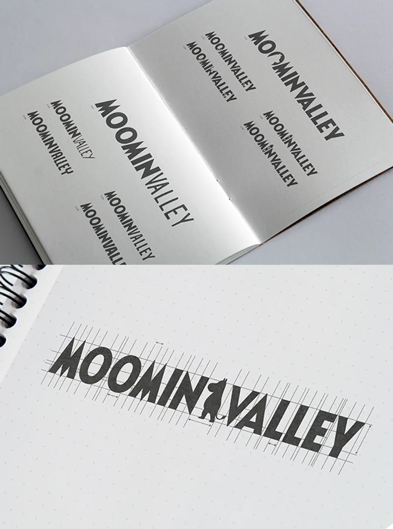 Skew For Moomin Valley, Branding Identity