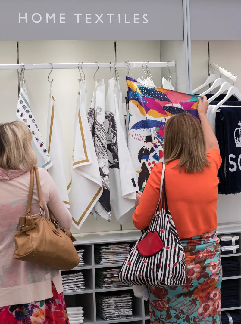 Skew for Royal Ascot, shop, retail, tea towel