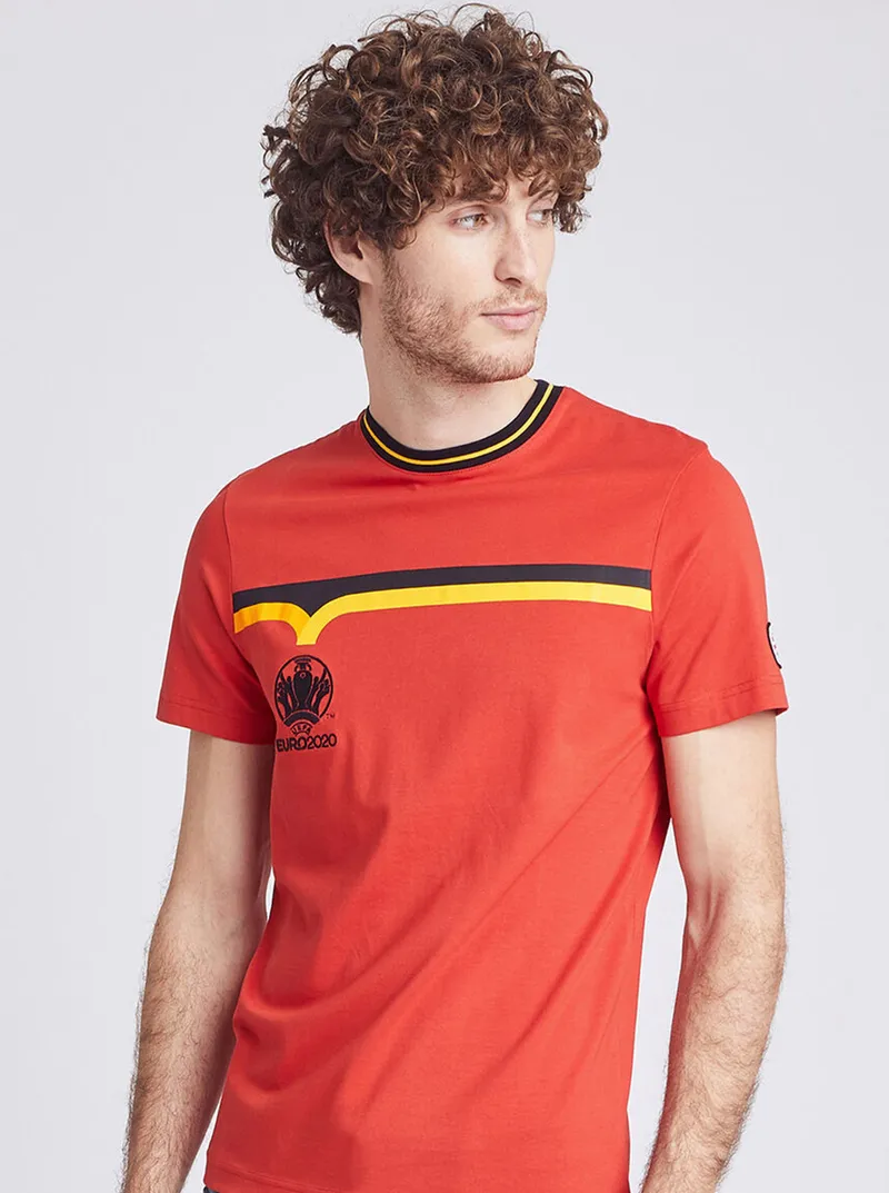 Skew For Uefa Euro 2020 Jules Img, Supporters, T-Shirt, Football
