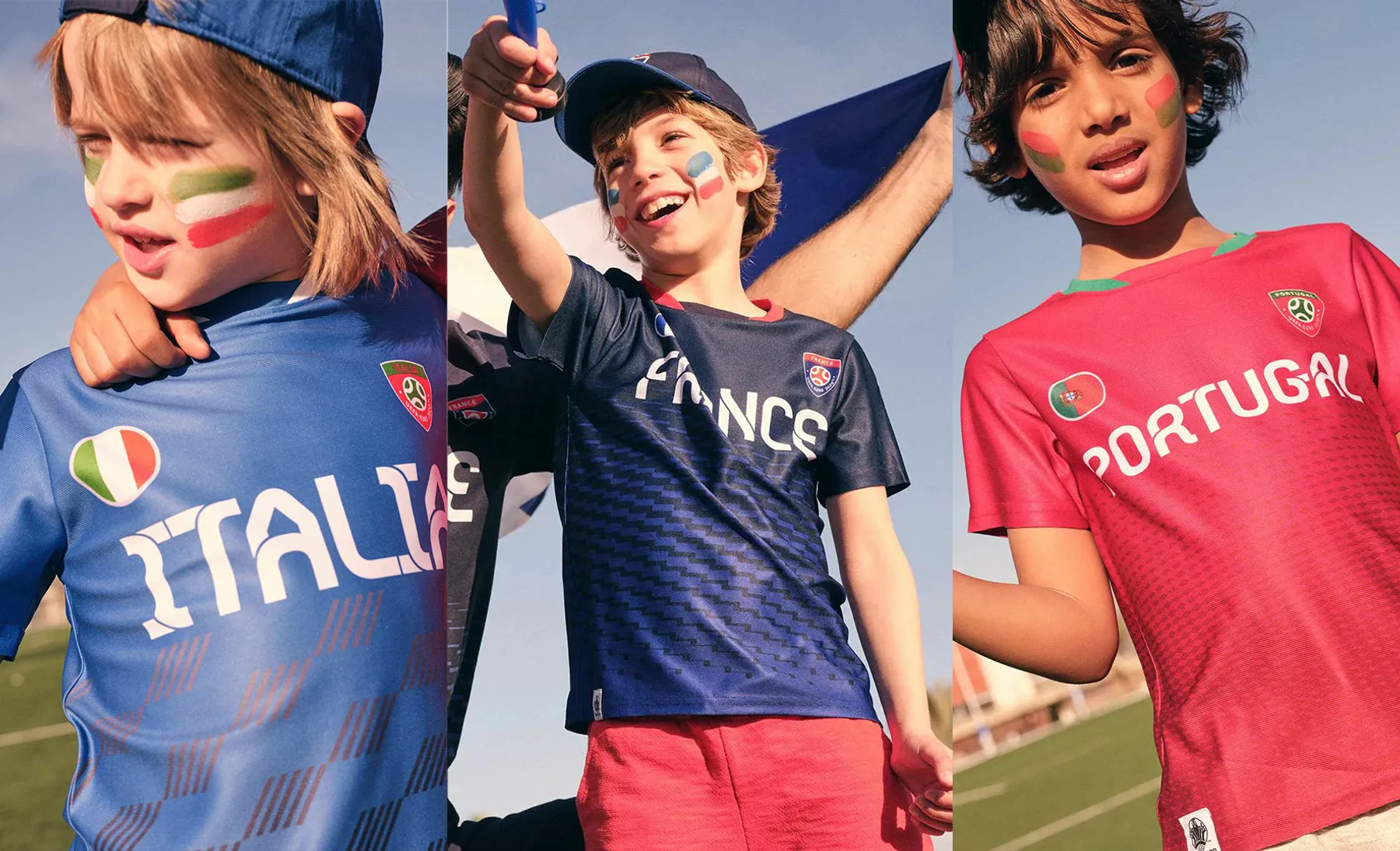 Skew for Uefa EURO 2020, Kids, t-shirt, football