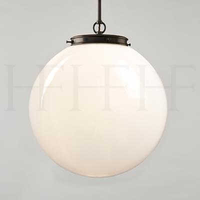 PL103 L Hector Glass Globe Opal Large S