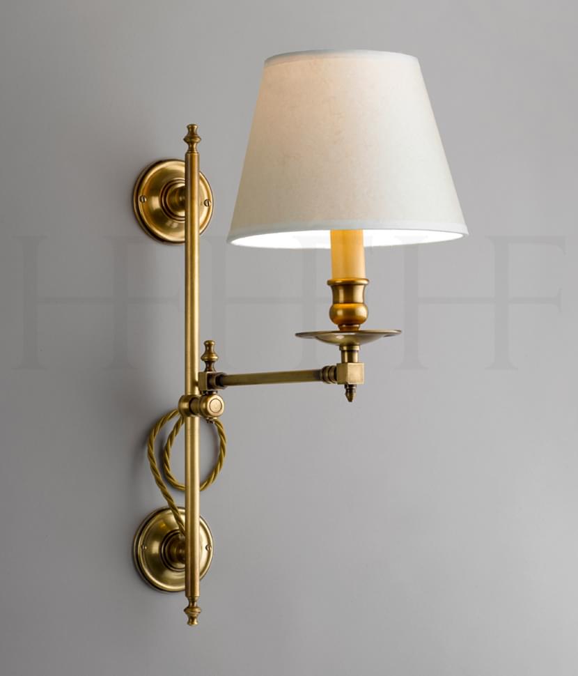 Wl182 Hector Swing Arm Wall Light Vertically Adjustable S