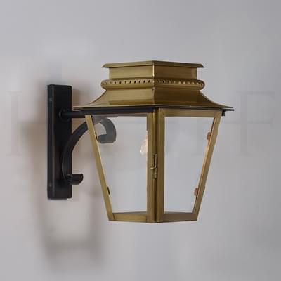WL228 S Zeus Hanging Lantern on Hoop Bracket Small AB S