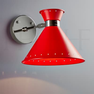 Wl259 Tom Wall Light Rosso With Spots S