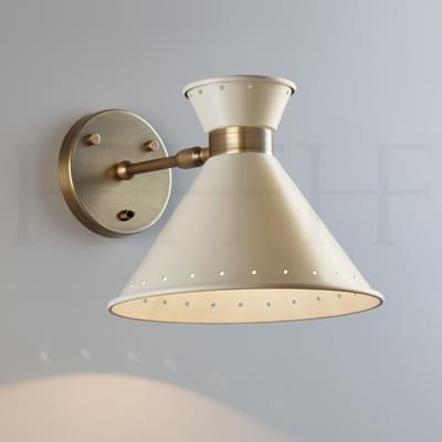 WL259 SW Tom Wall Light Naturale With Switch AB S