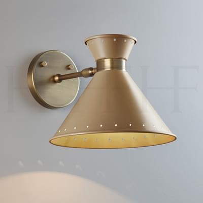 WL259 Tom Wall Light Taupe AB S
