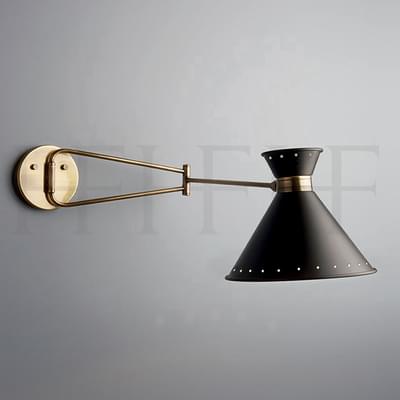 WL292 Tom Swing Arm Wall Light with spots S