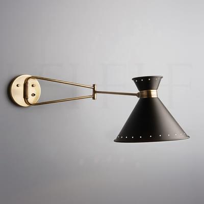Wl299 Tom Swing Arm Wall Light With Spots S