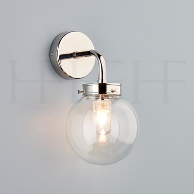 Wl424 Mini Globe Wall Light Clear Hf Gallery Np S
