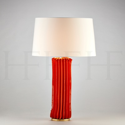 Cactus Table Lamp, Large, Rosso