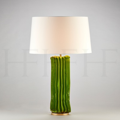 Cactus Table Lamp, Large, Verde