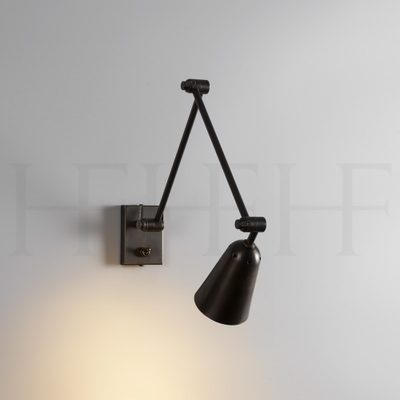 Dido Double Arm Wall Light, With Switch