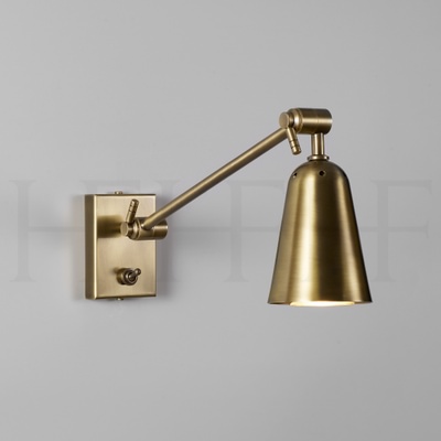 Dido Single Arm Wall Light, With Switch