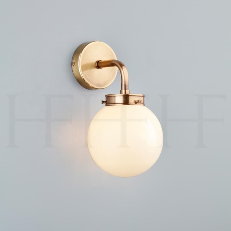 Wl425 Mini Globe Wall Light Opal Hf Gallery Ab L