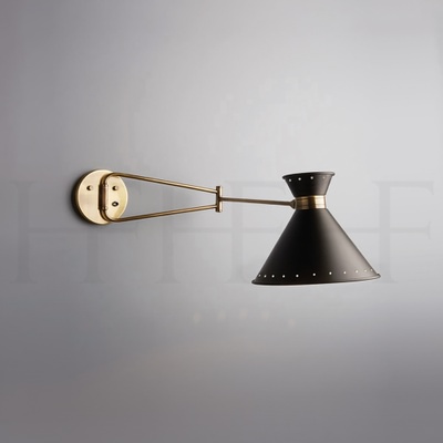 Tom Swing Arm Wall Light with Switch