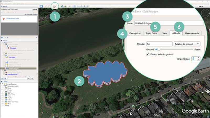 How To Create A Circular Polygon In Google Earth - The Earth Images ...