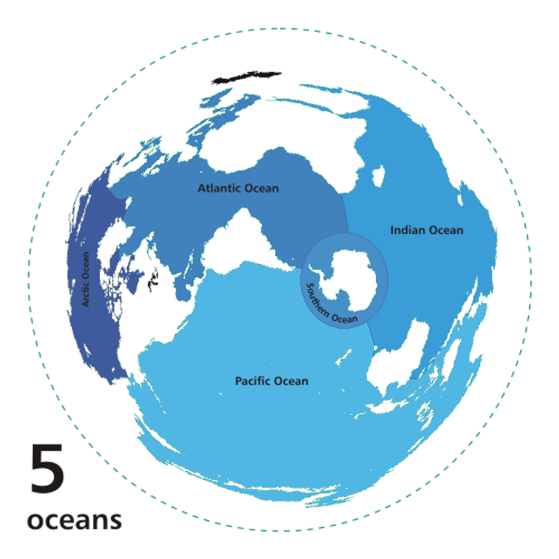 How Many Oceans Are There Encounter Edu