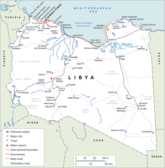 CH Libya map