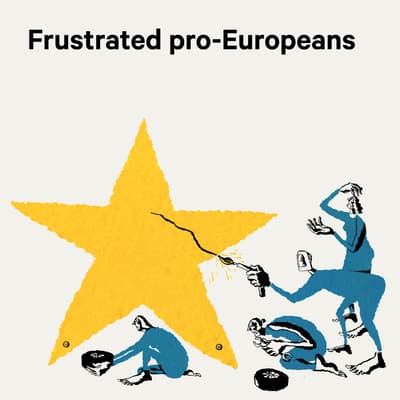Frustrated pro Europeans