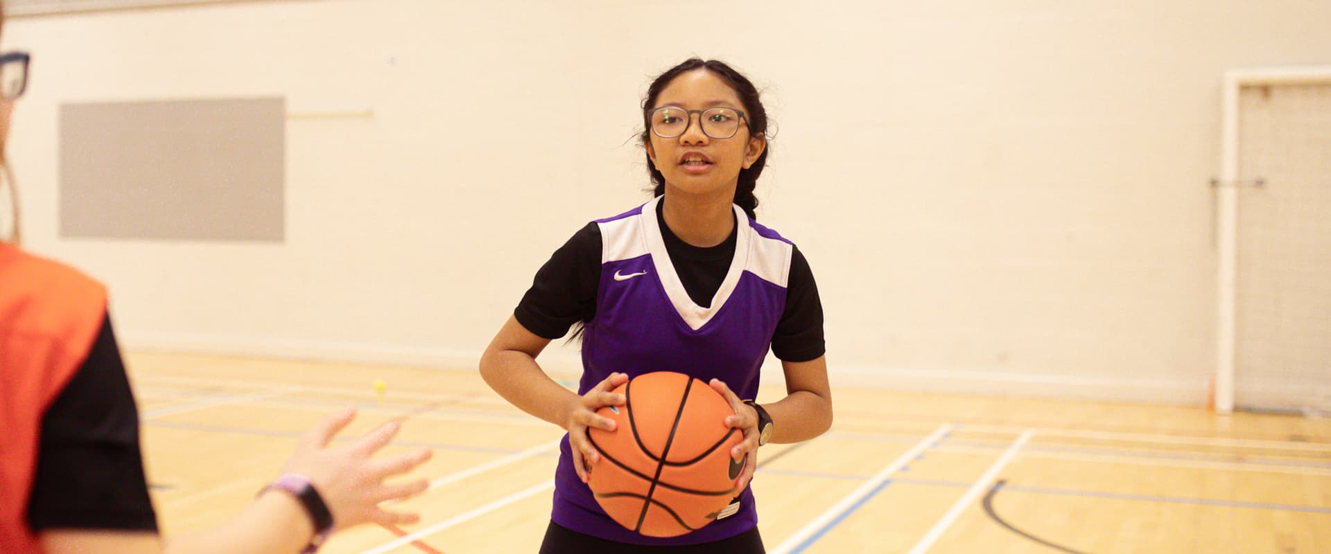 Girl with Basketball