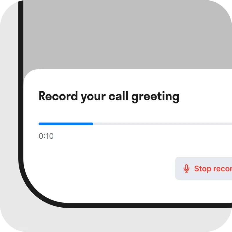 Caller Greeting Hero