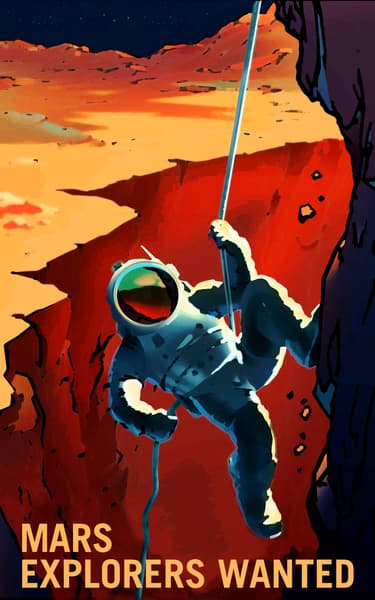 NASA Mars Poster