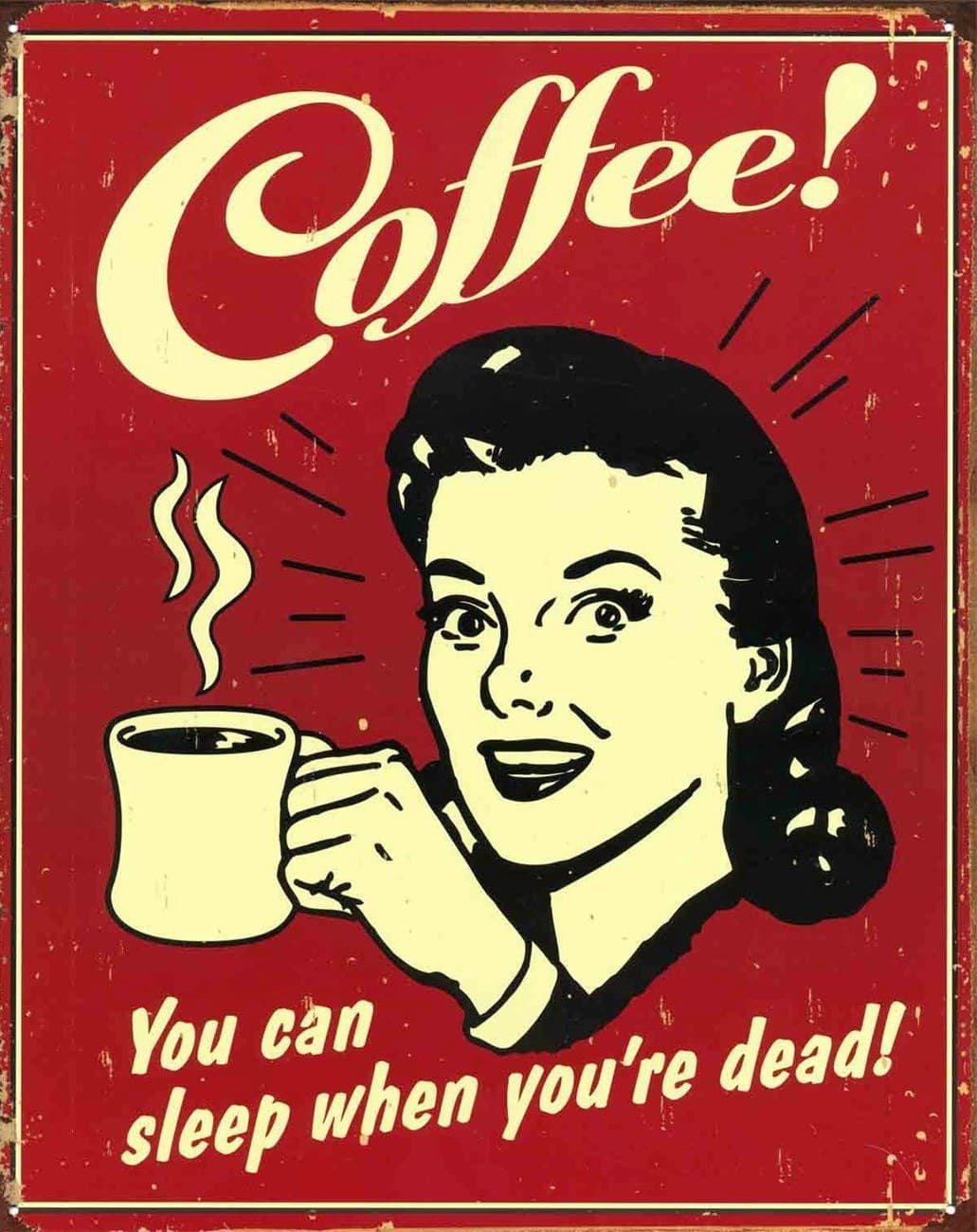 Vintage coffee poster