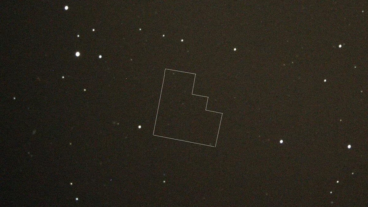 The area that Hubble space telescope focused on for the deep field photo