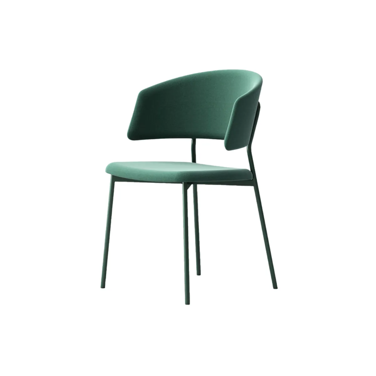 Minty curved chair 1