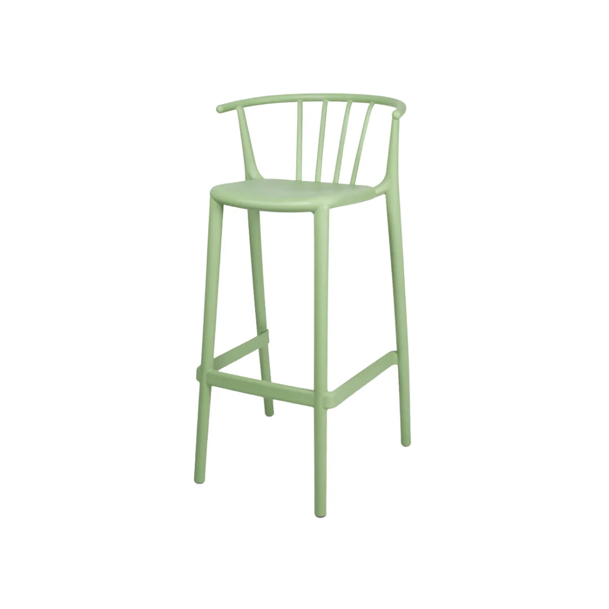 Maple green bar stool 1