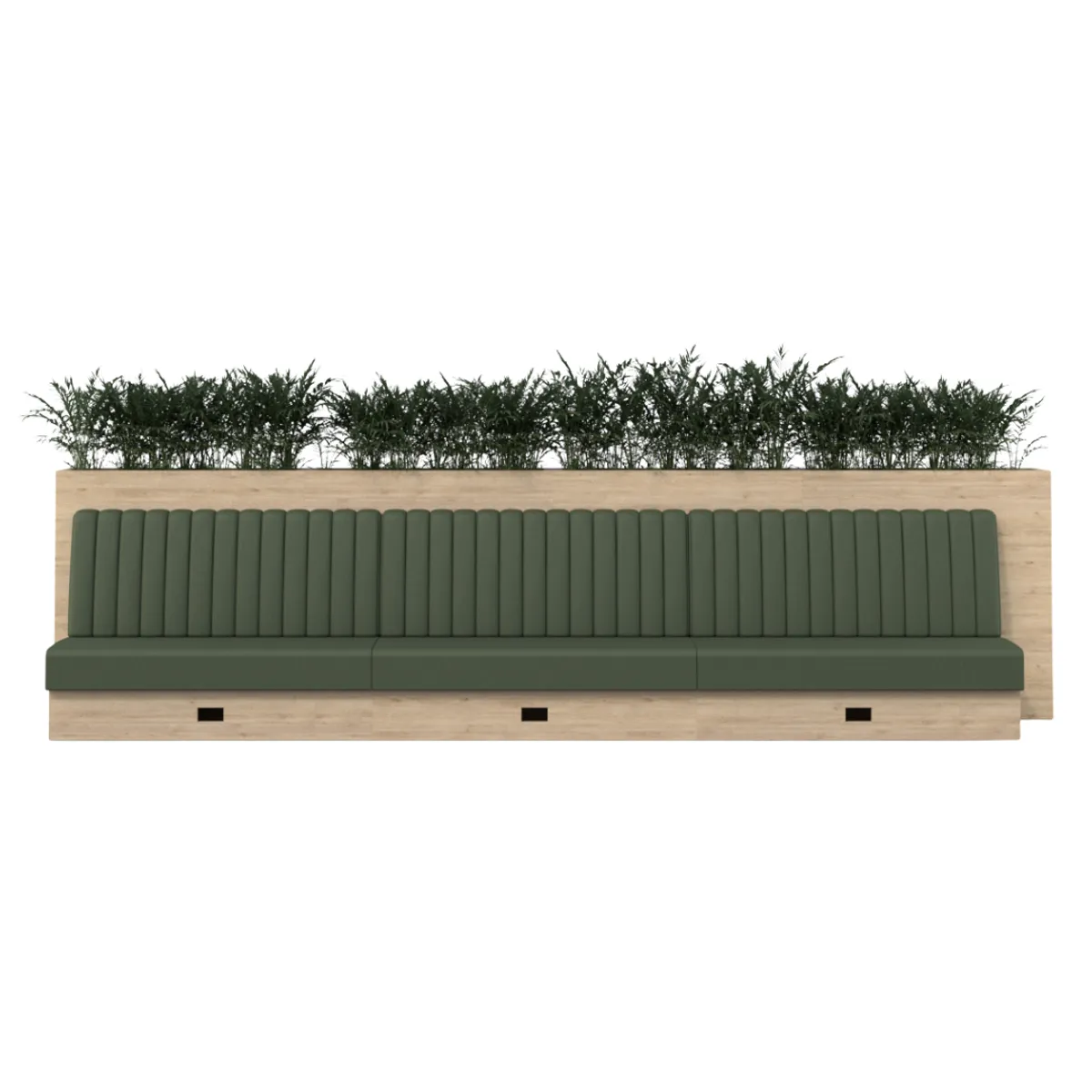 Outdoor online banquette seating