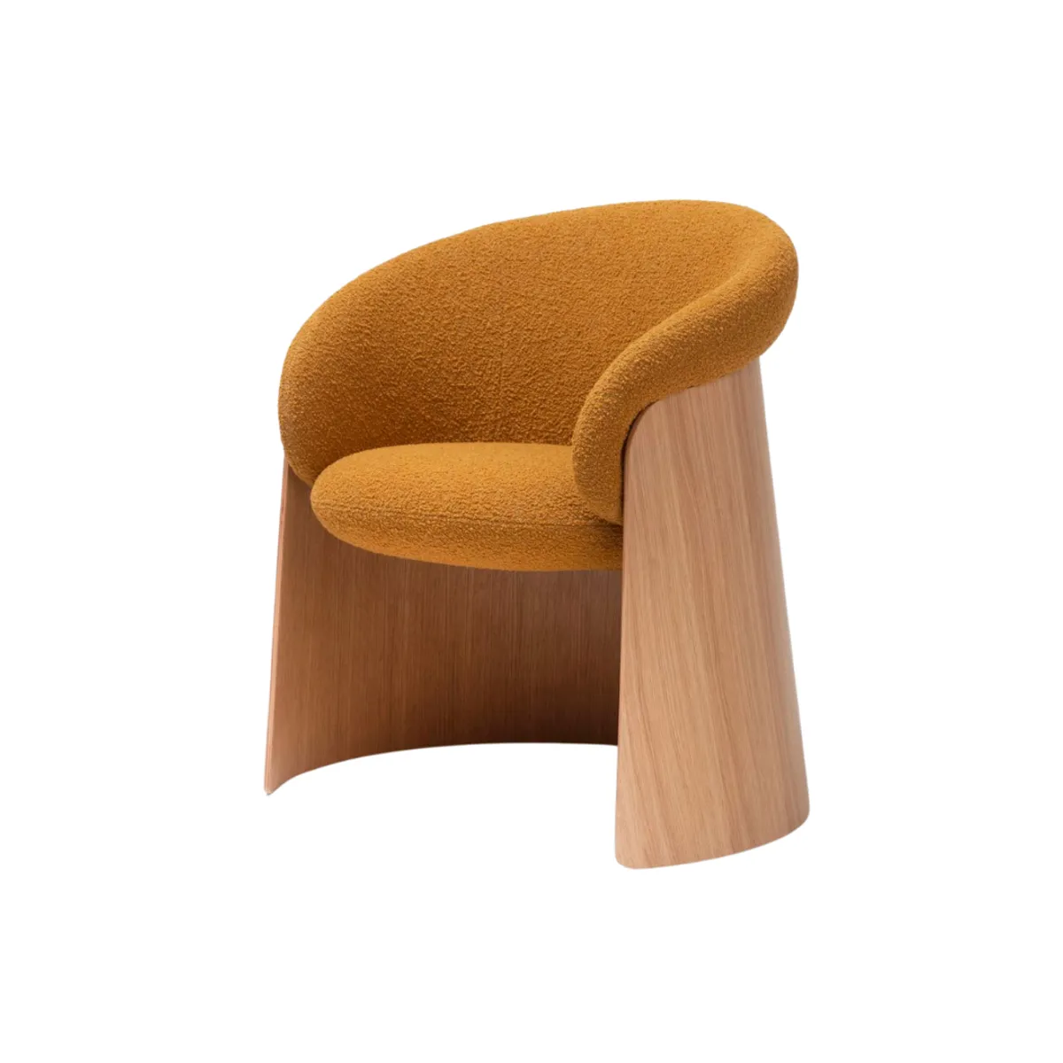 Ginger wooden lounge chair 2