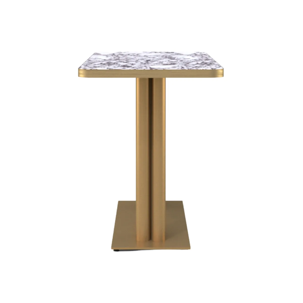 Bespoke brass rectangle dining table | Inside Out Contracts