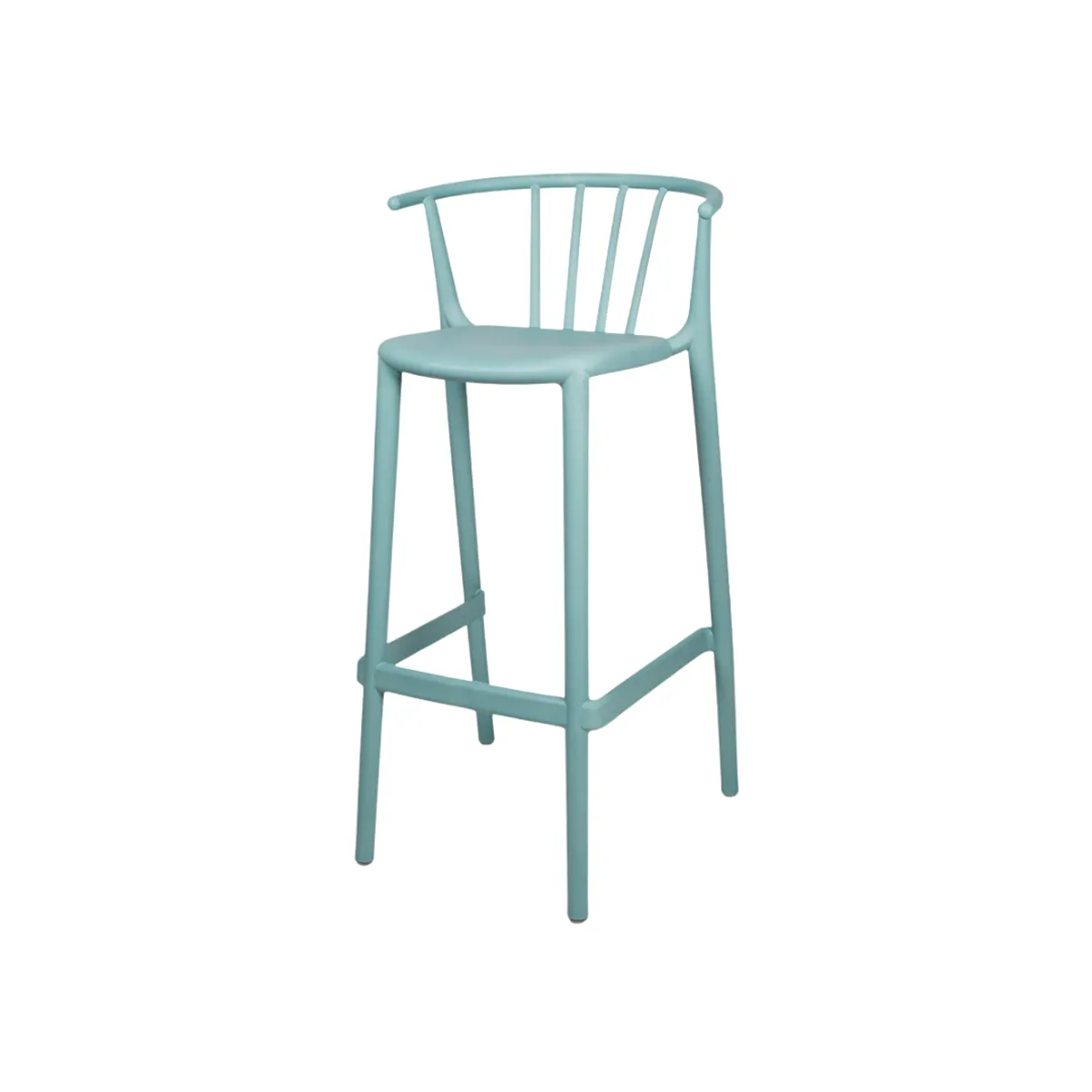 Maple green bar stool 2