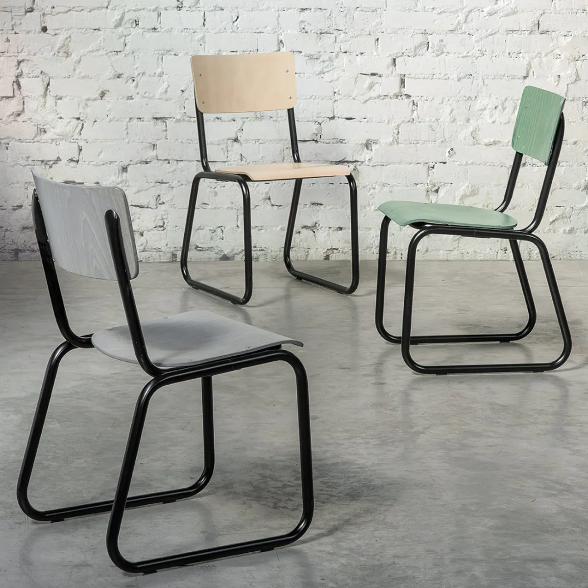 Old School sled chair Inside Out Contracts