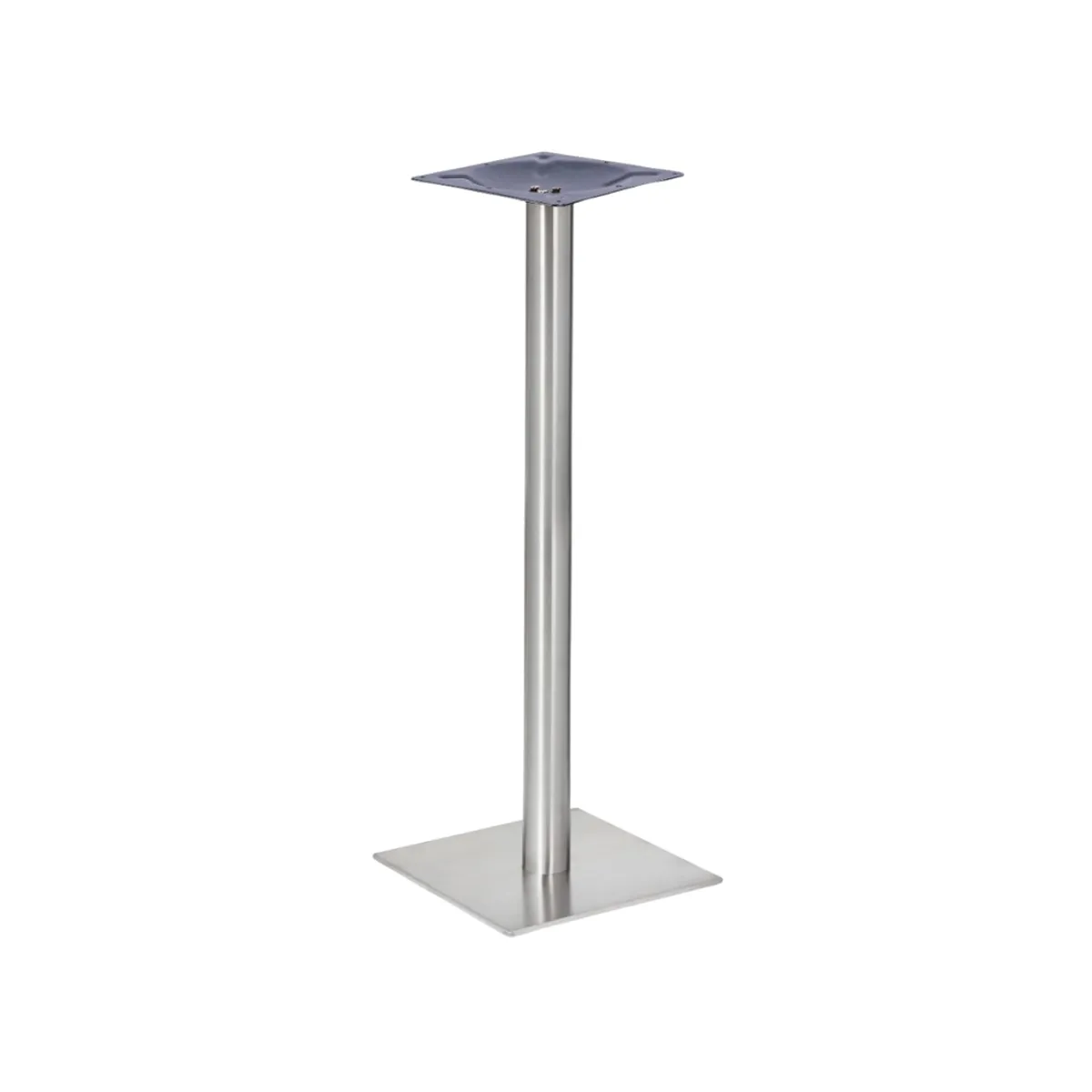 Flat square table base with round column 3