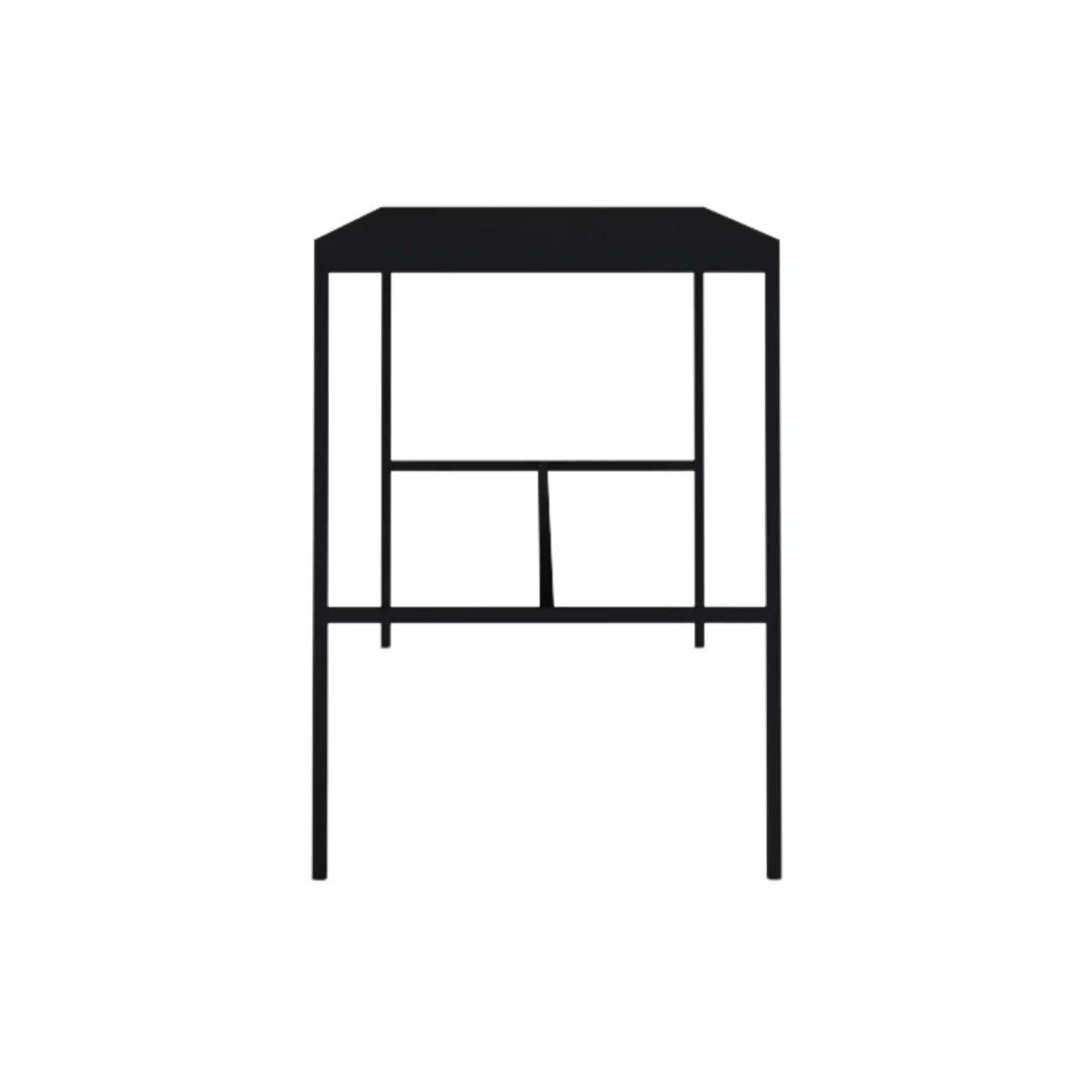 Bespoke tall rectangular cafe table | Inside Out Contracts