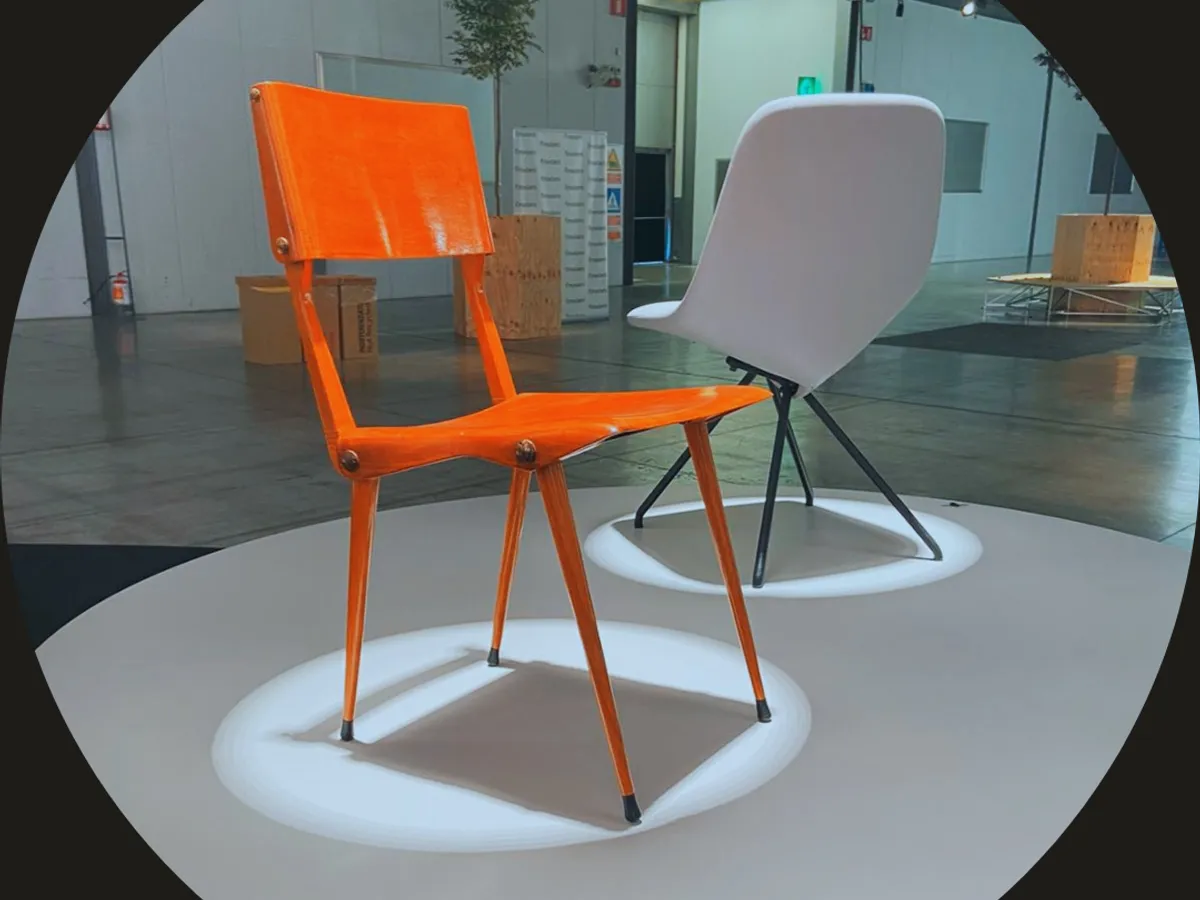 Orange contract furniture
