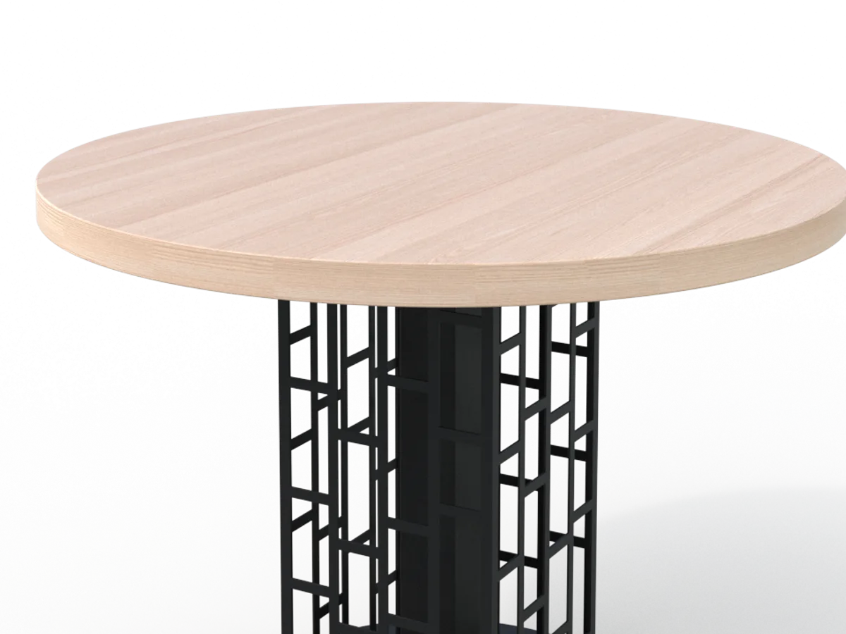 Sucre Restaurant table. small round