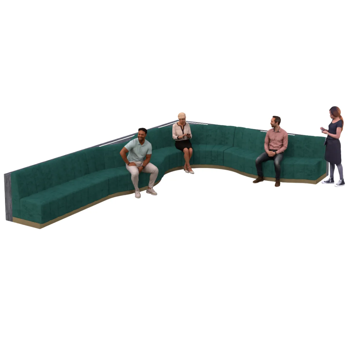 Snake Banquette Seating 5