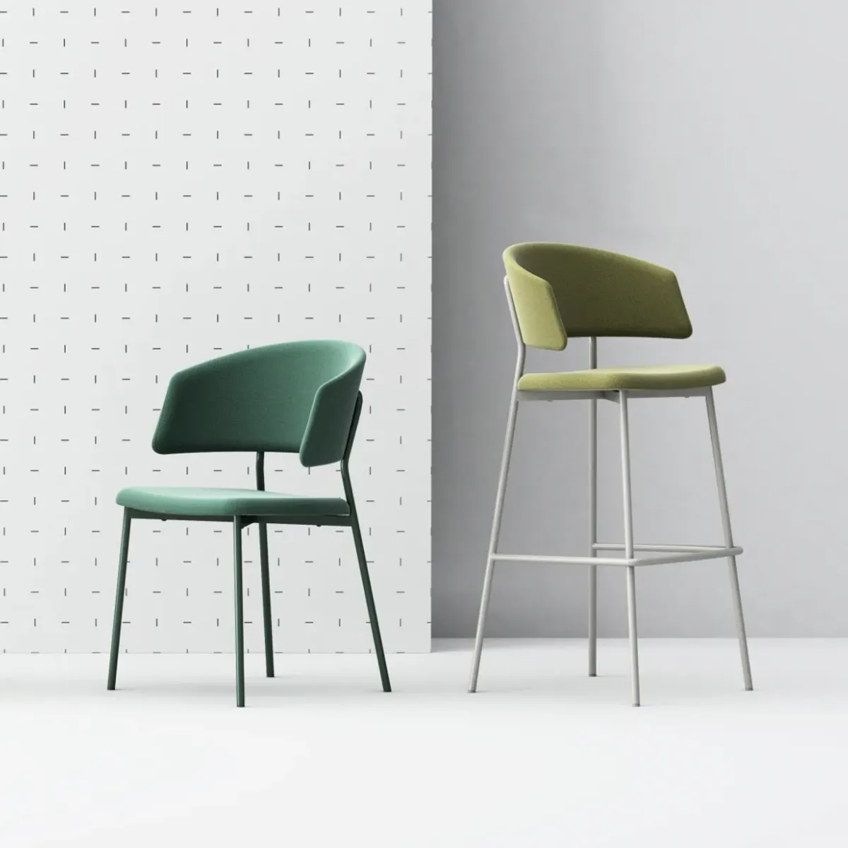 Minty curved chair 4