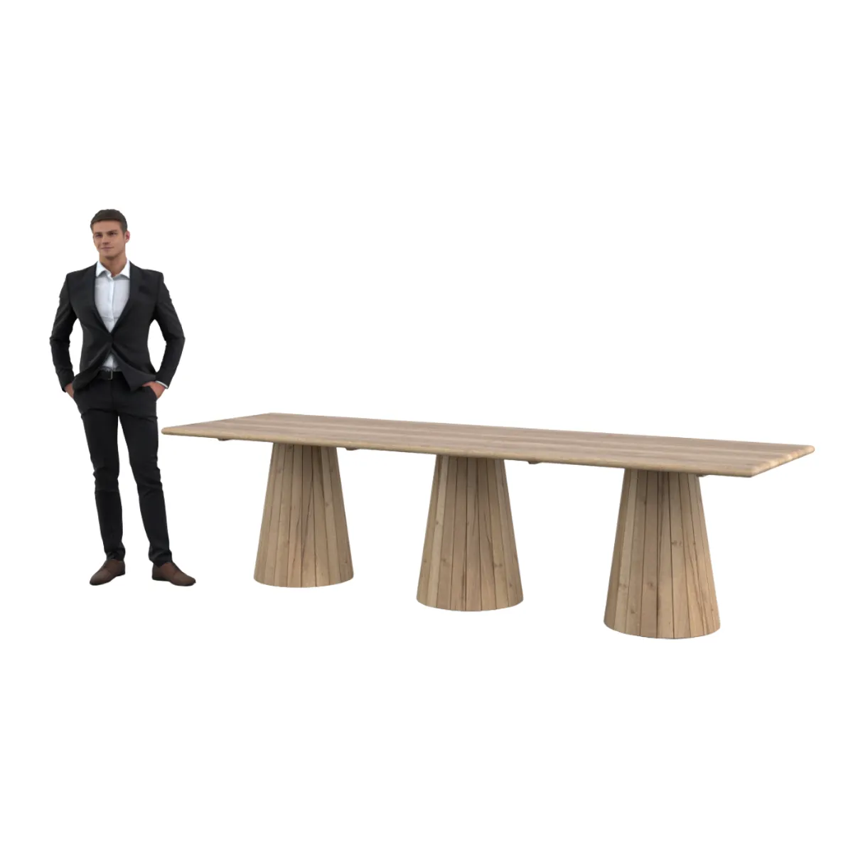 Bespoke metropole wooden table 6