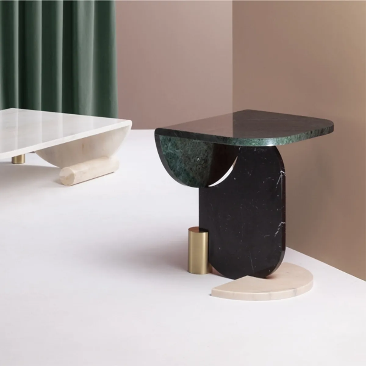 Abstract side table | Inside Out Contracts