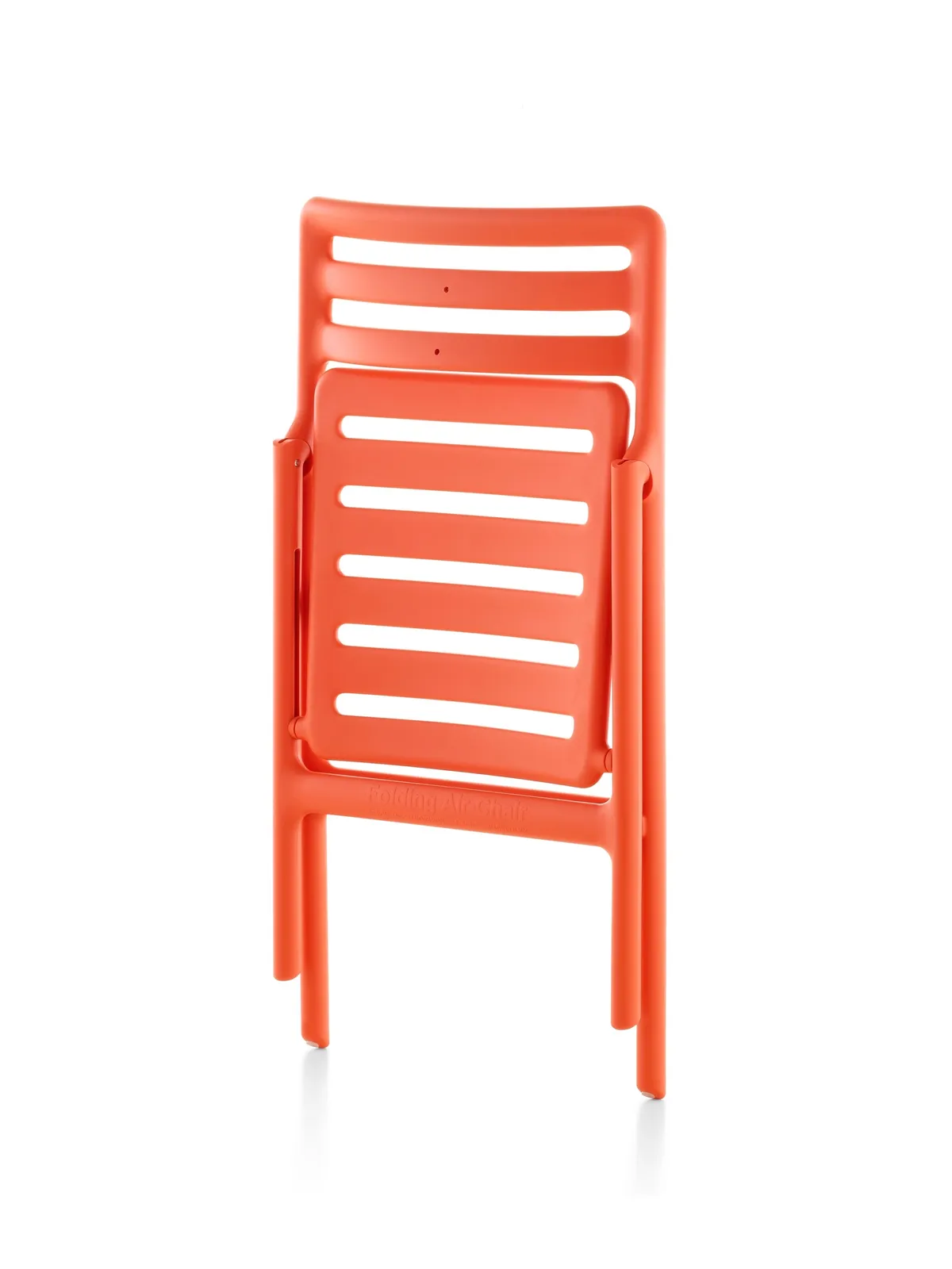 Air Chair Folding Orange Folded